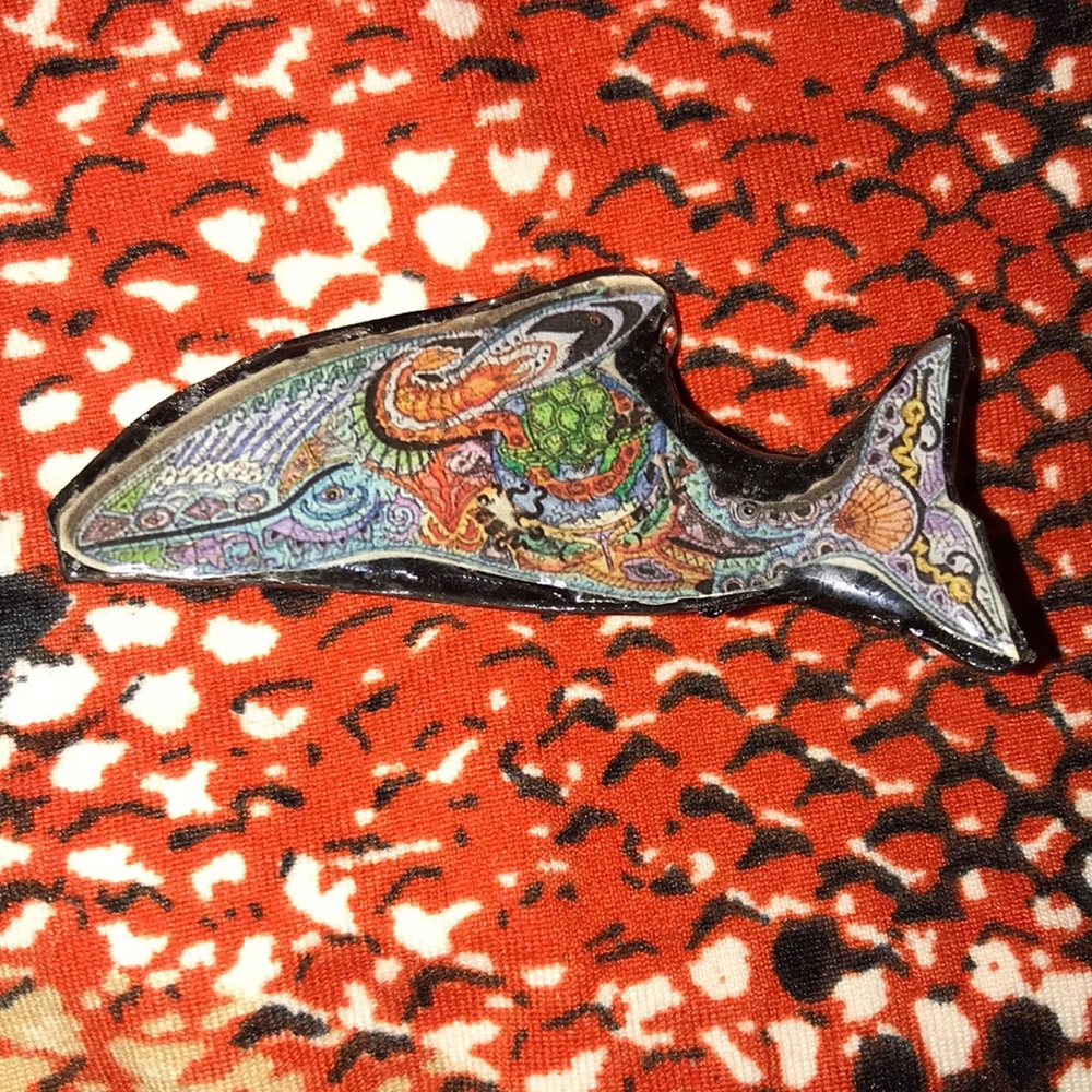 Whale Pendant/Pin/Brooch